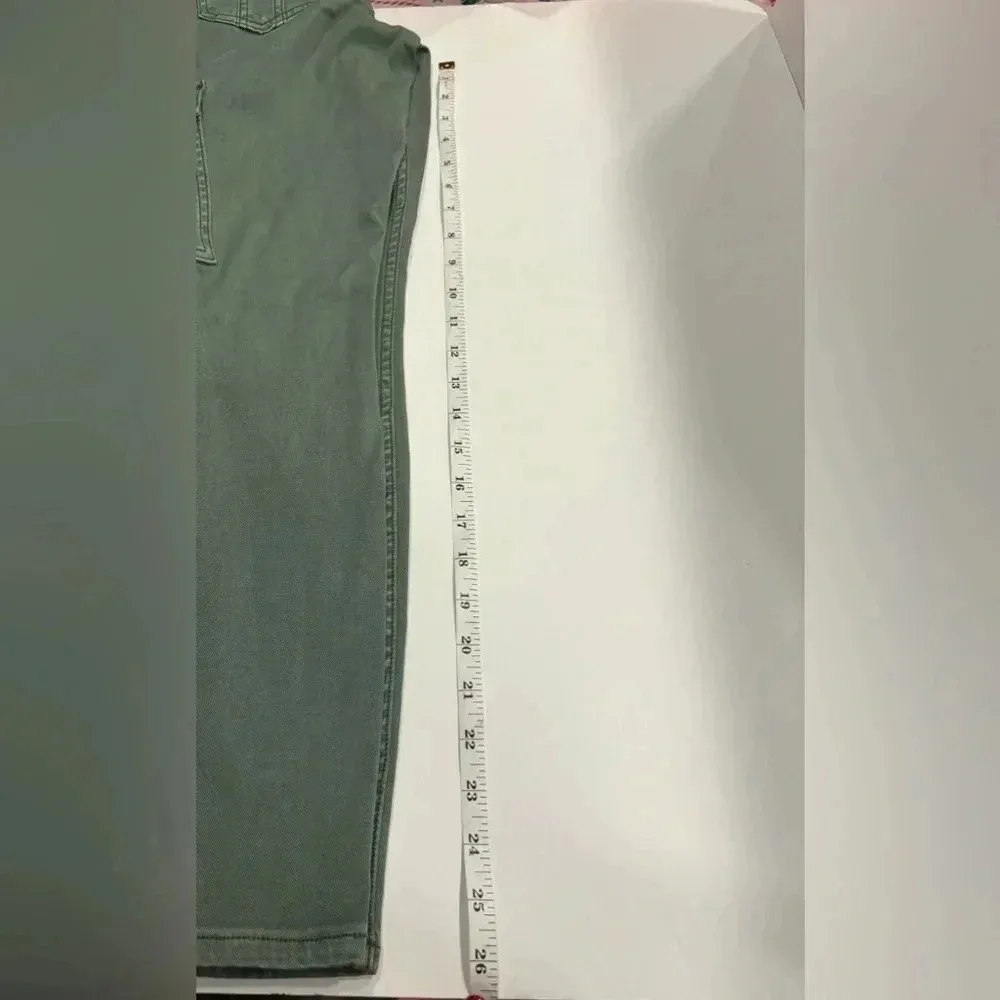 Spanx Petite Stretch Twill Ankle Cargo Pants Women’s Size S Soft Sage - Image 9