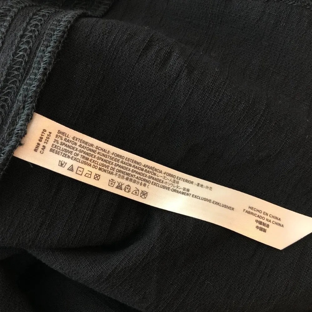 Free People Womens Black Sleeveless Scoop Neck Lace Bodice Bodycon Dress Size XS - Image 4