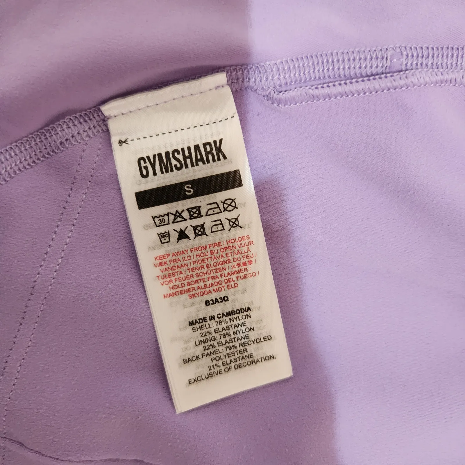 Gymshark x Whitney Simmons Collection Activewear Racerback Crop Tank Top Small - Image 6