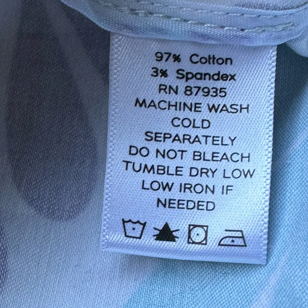 SUSAN GRAVER White W Purple Green Blues Floral Print Metal Buttons Jacket SZ 3X - Image 10