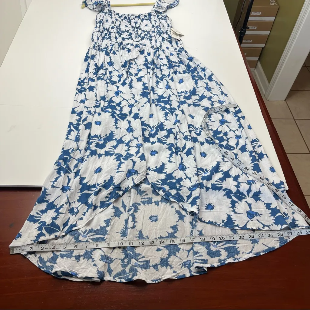 Raisins Curve Plus SZ 3X Tropica Swim Cover-Up Dress Womens Blue White NEW *FLAW - Image 9