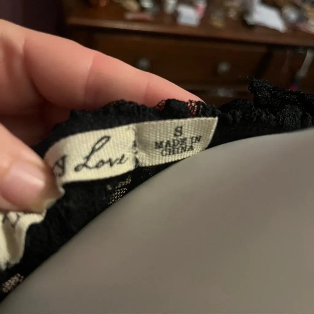 Liberty Love | Lace up See Through Top - Image 6