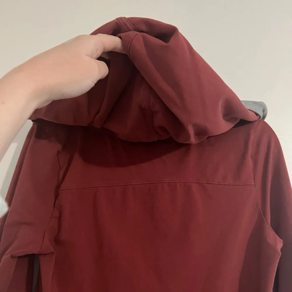 Satva Organic Cotton Cowl Neck Long Sleeve Hoodie Sweatshirt Size Medium - Image 11