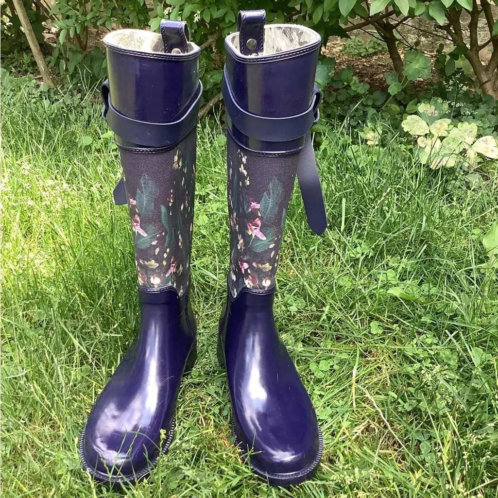 Super CUTE TED BAKER rubber boots 💙🌷💙 - Image 10