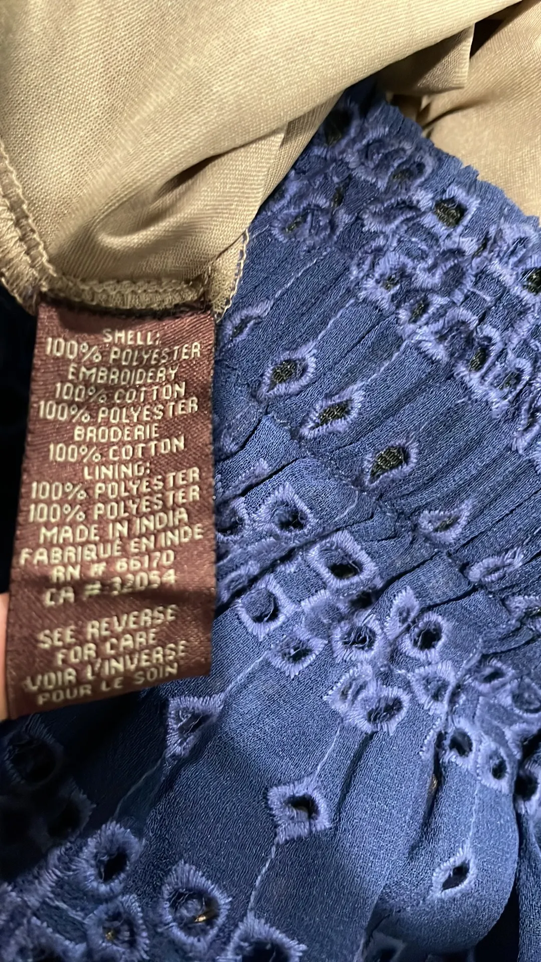 Ranna Gill Eyelet Romper Blue Ruffle - Image 8