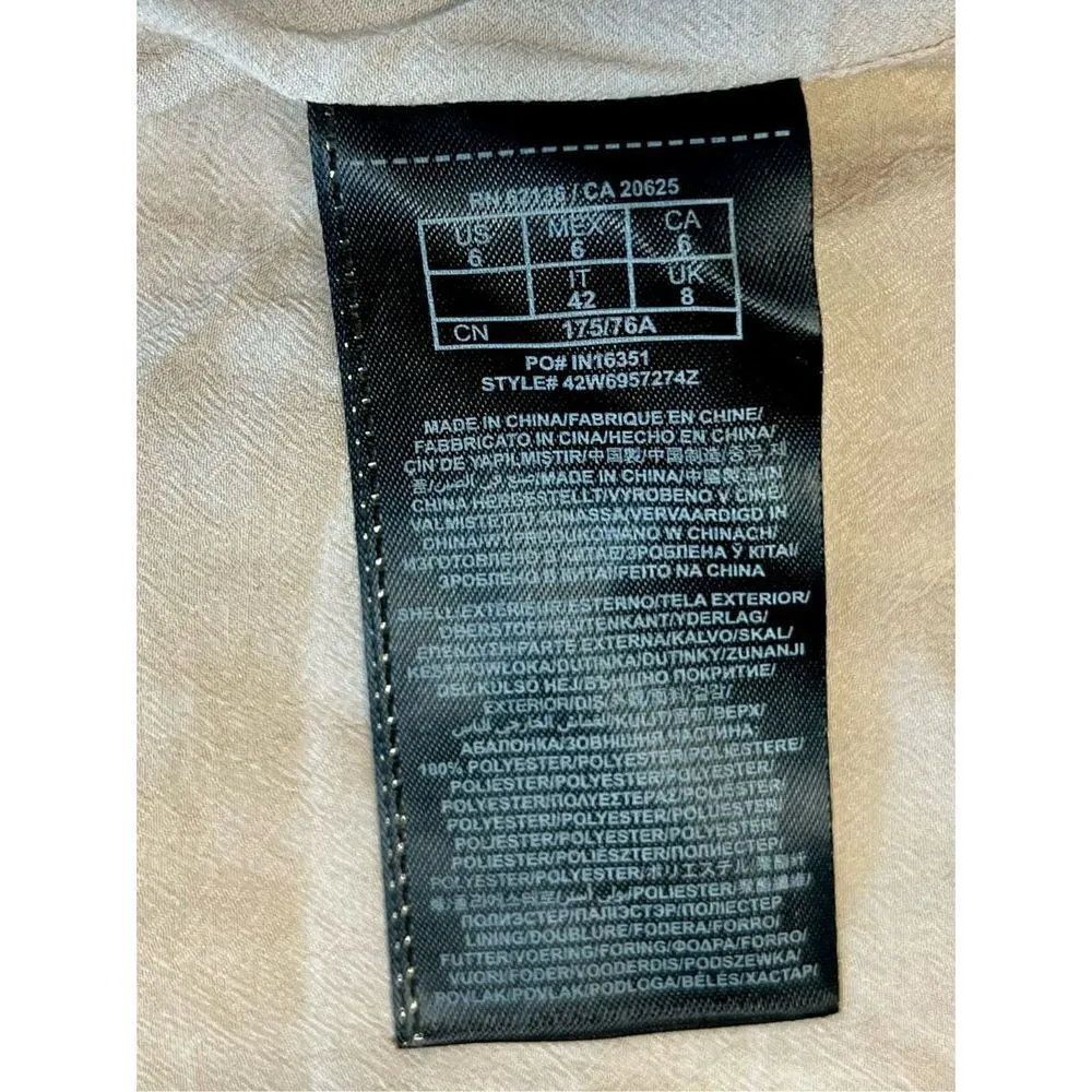 Marciano by Guess Tan Halter Strap Anais Chain Romper 6 Sexy‎ Vacation NWT - Image 9