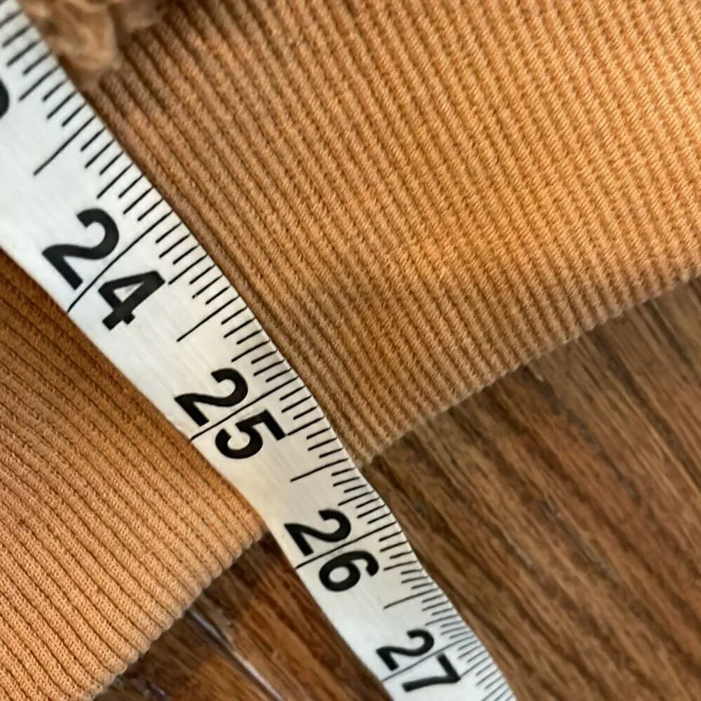 Merokeety tan Sherpa snap front shacket size M - Image 4