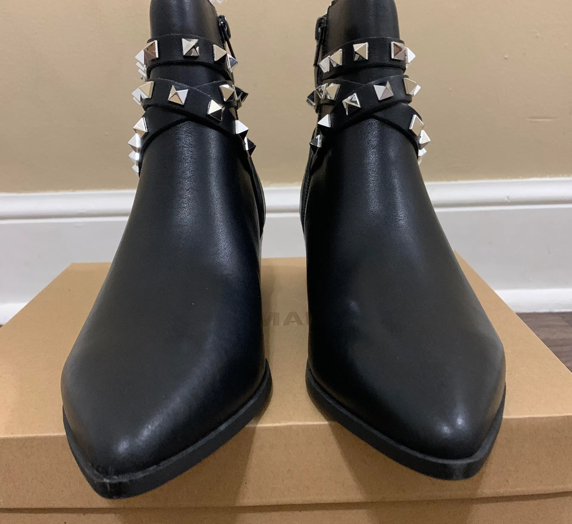 Black Besto Studded Ankle Bootie - Image 8