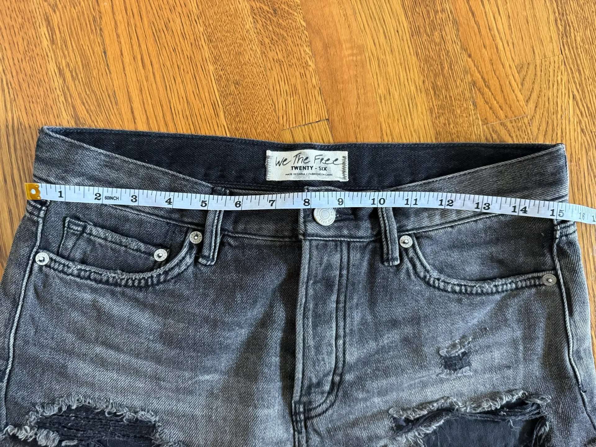 Free People Loving Good Vibrations Cutoffs - Image 2