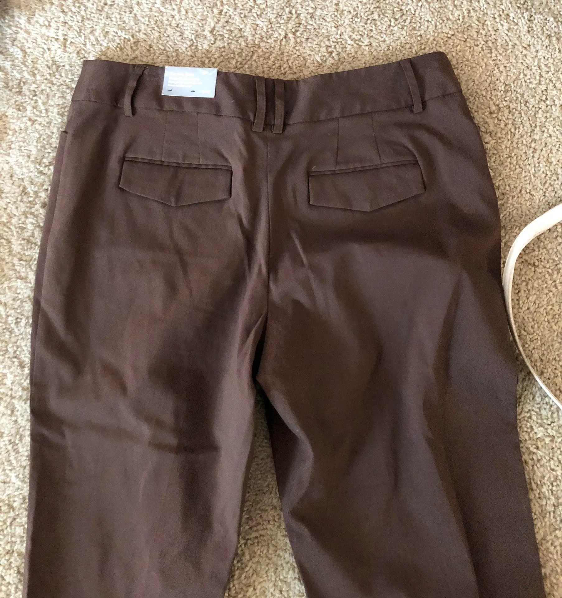 Brown Capri work slacks never worn  - Image 5