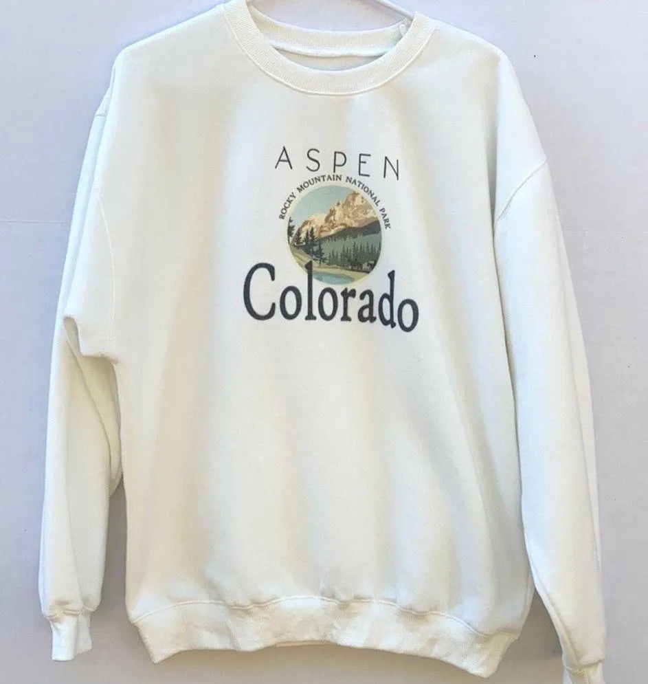 Princess Polly oversized Aspen Colorado sweatshirt - Image 2