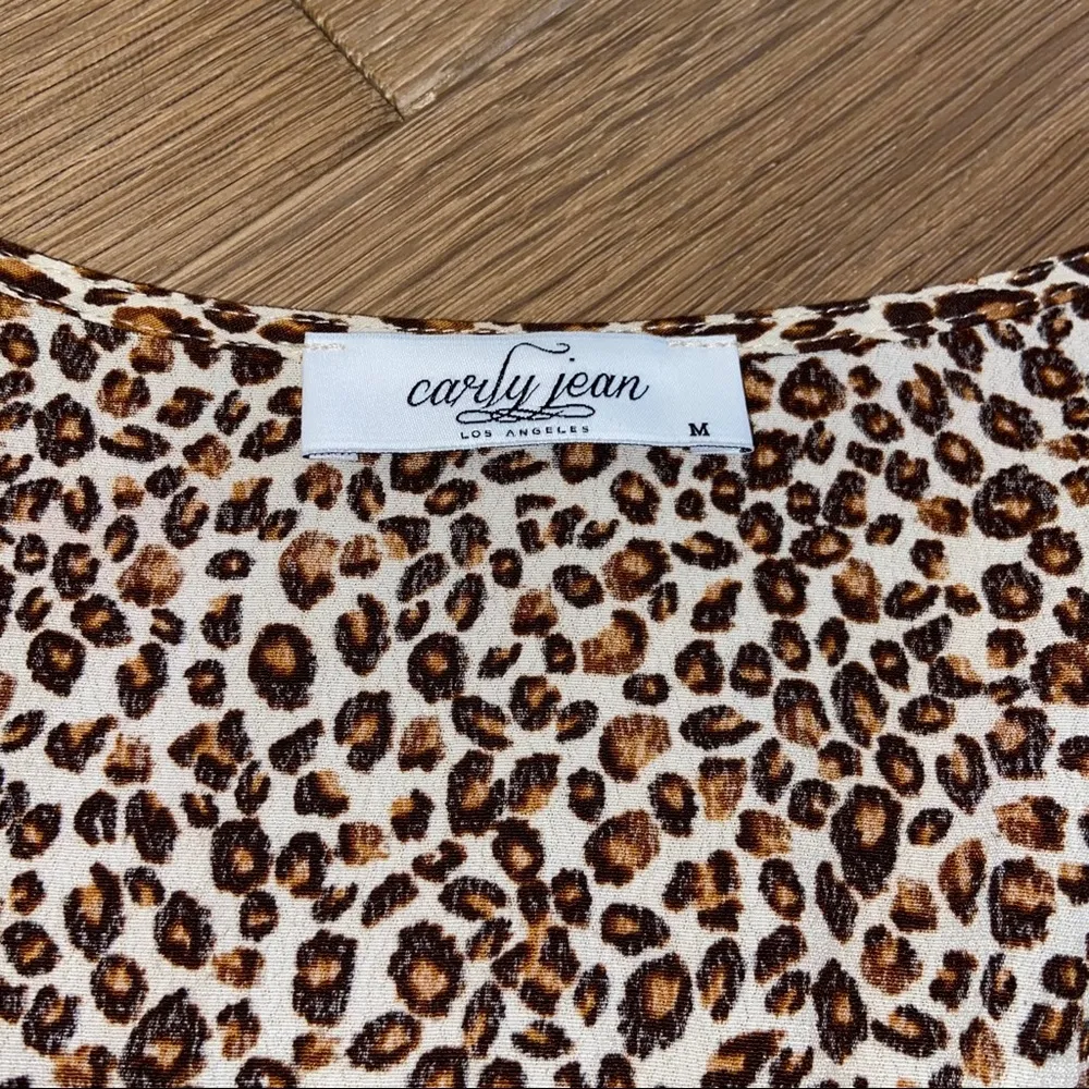 Carly Jean LA leopard print top - Image 3