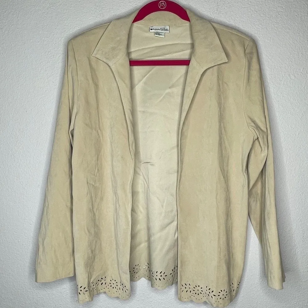 Vintage‎ Appleseeds Pantsuit Tan Size 6P - Image 13