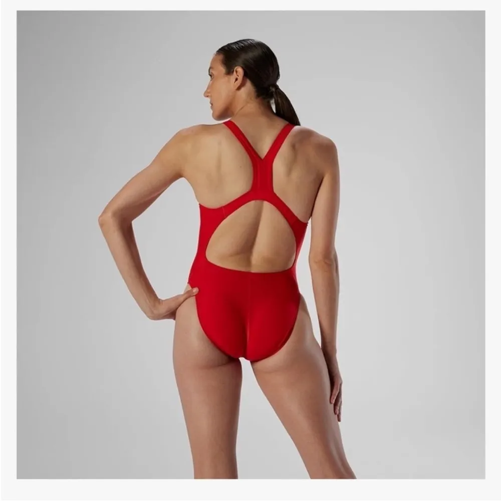 NWT Speedo Women's Swimsuit One Piece Prolt Super Pro Solid Adult size 10 - Image 3