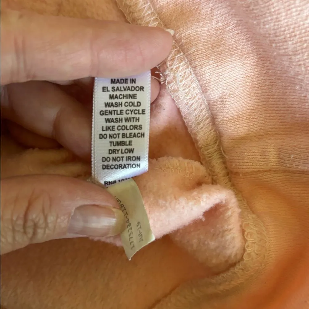 Redshirt Penn State pinky peach hoodie size S 50% cotton - Image 4