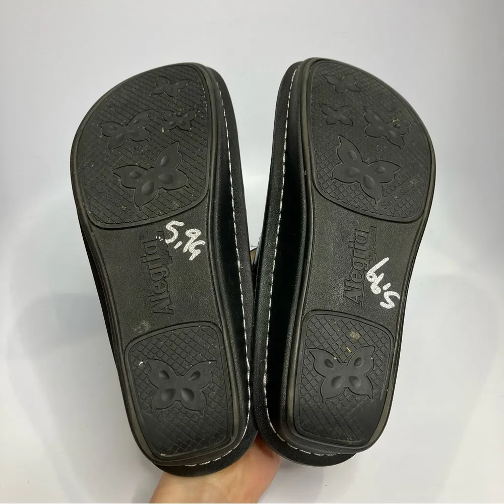 Alegria Donnadigo purple patent leather mules slip‎ on shoes women’s size 37 - Image 8