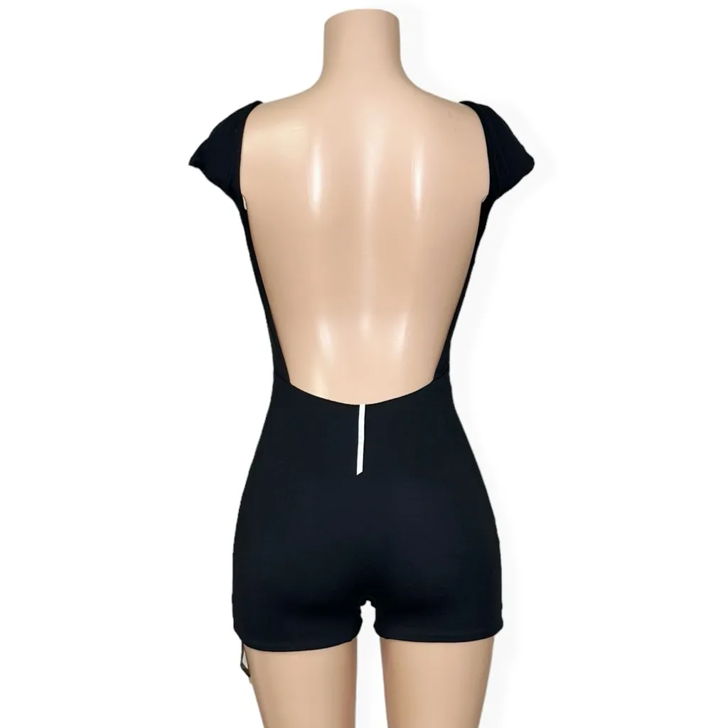 ARE YOU AM I Juna Romper, Black, Small Black - Image 11