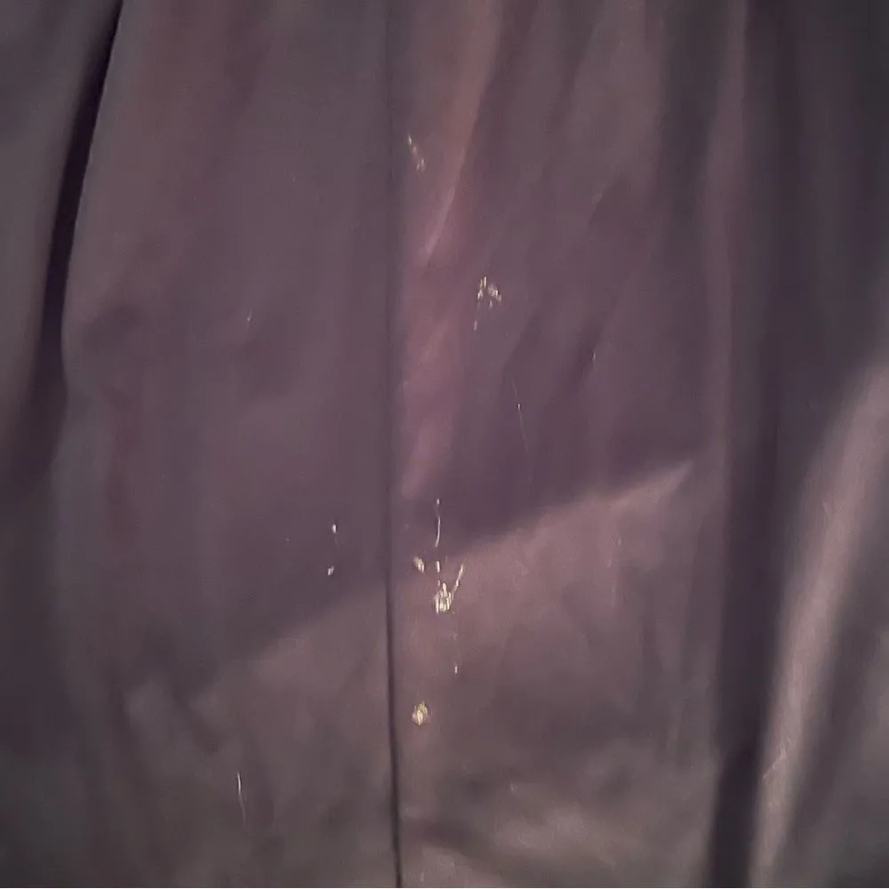 Romeo & Juliet Couture Peasant Sleeve Abstract Dot Print Maxi Dress Navy S - Image 9