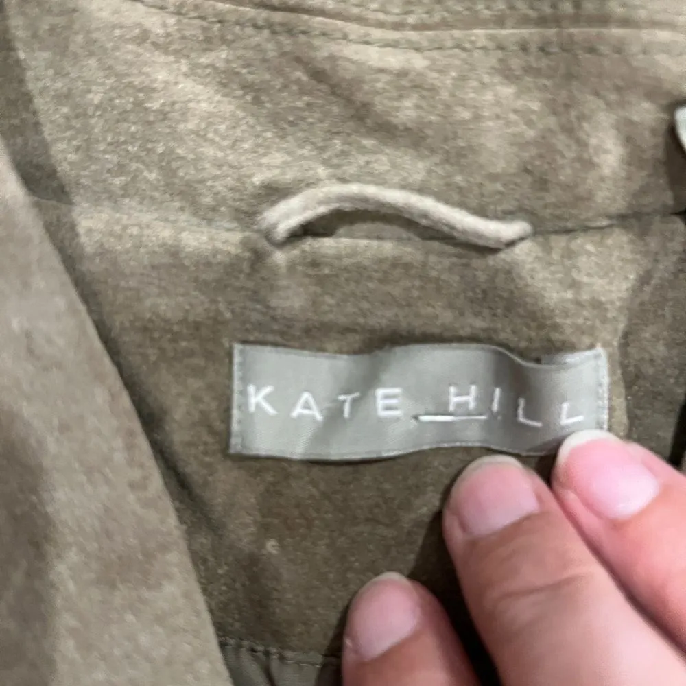 Kate hill medium leather Elegant Tan Women's Jacket - Image 8