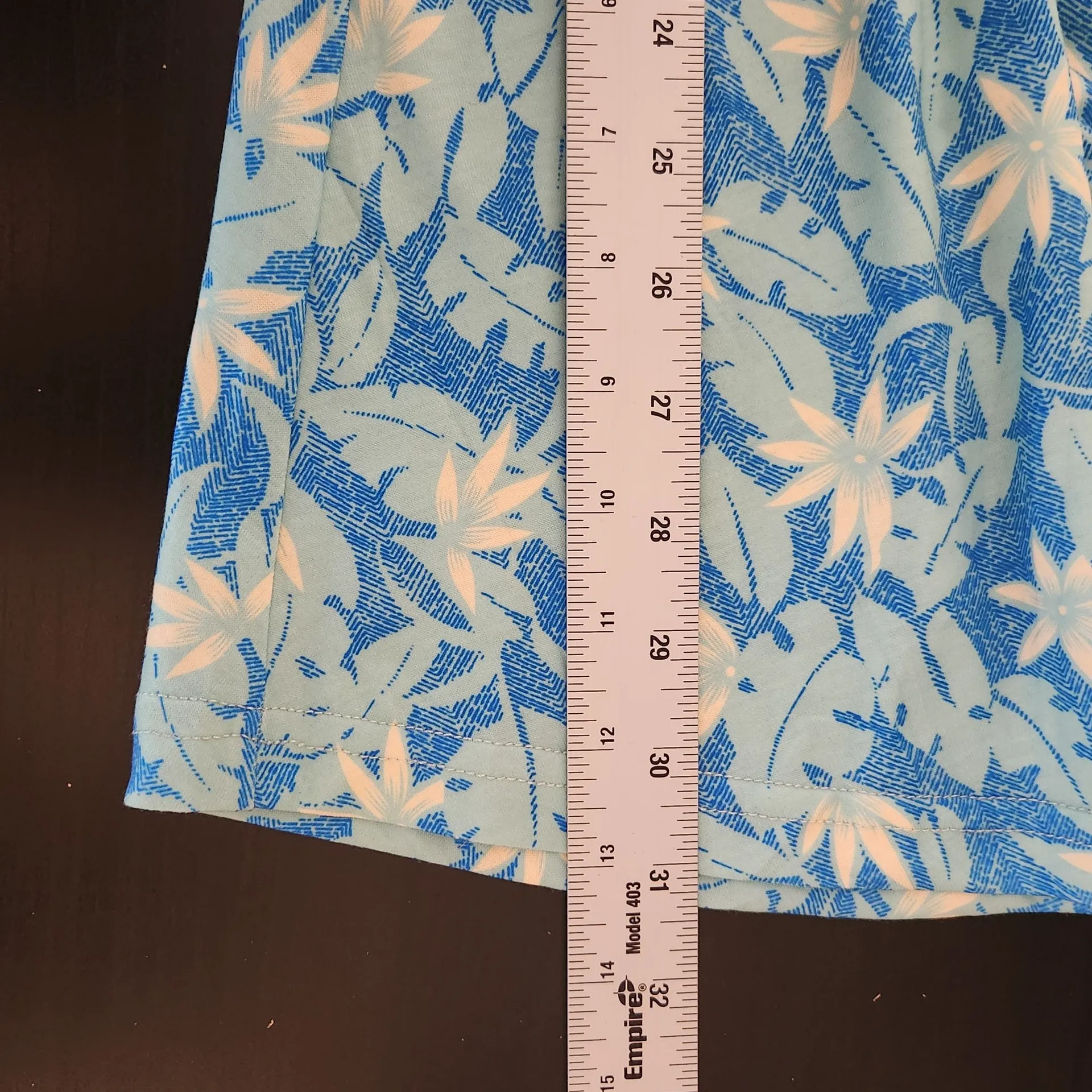 HuHot Blue Tropical Print Halter Dress with Pockets Size Large NWT - Image 8