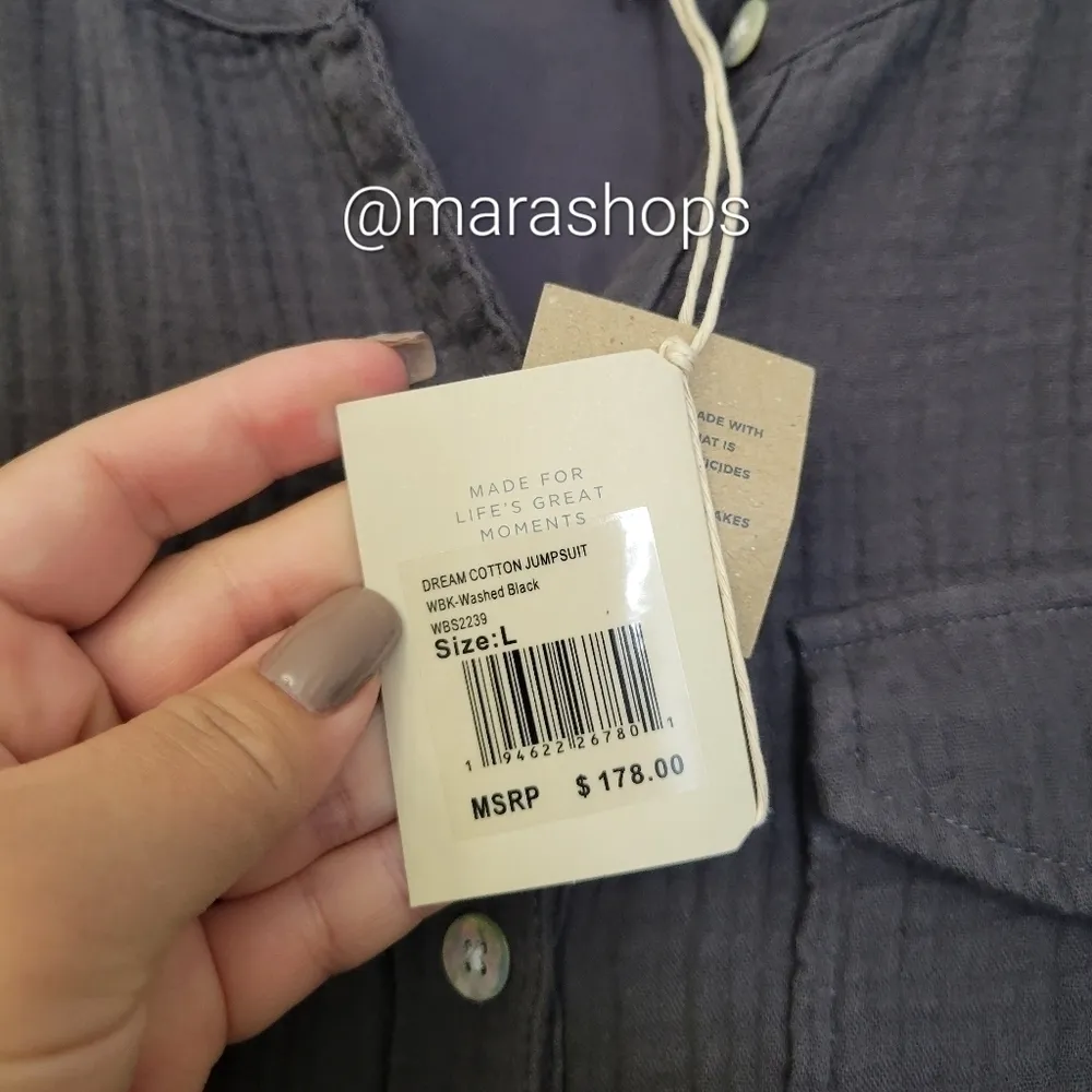 Faherty Women's Dream Cotton Jumpsuit - Image 8