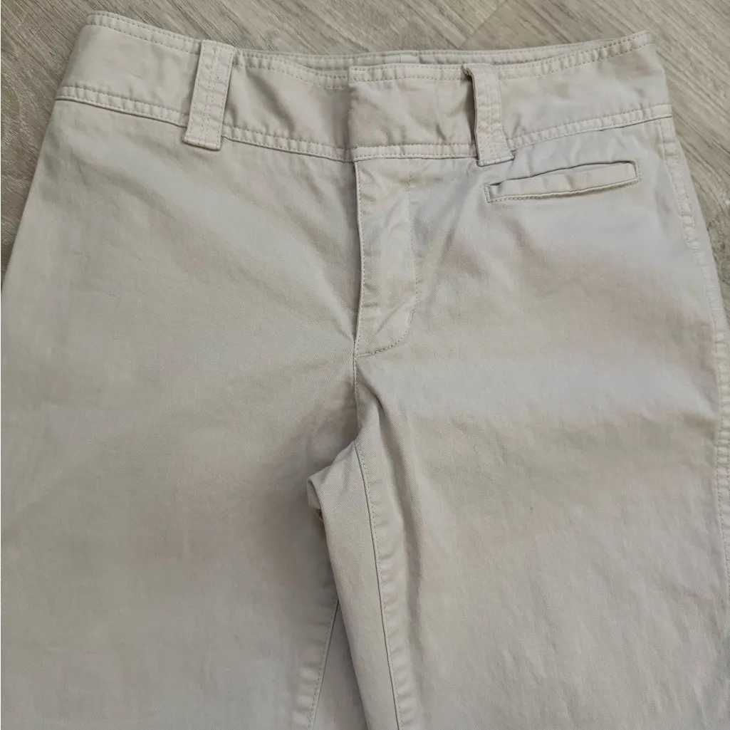 Aritzia Sun Deh Wilson Flare Leg Chino Pants | Cream Birch | 4 - Image 4