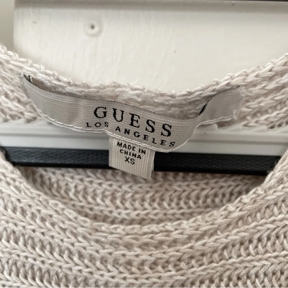 Guess knit sleeveless beige blouse size XS - Image 2