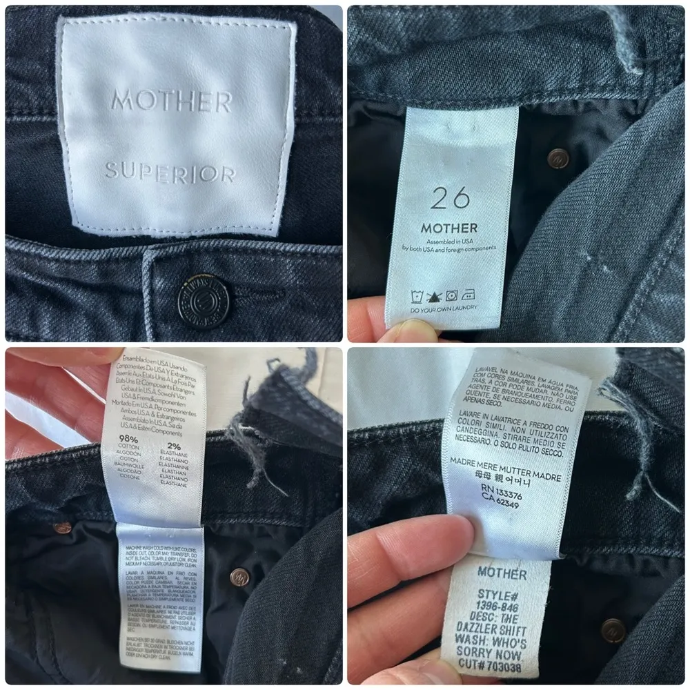 Mother Superior The Dazzler Shift jeans Who’s Sorry Now 26 Black - Image 15