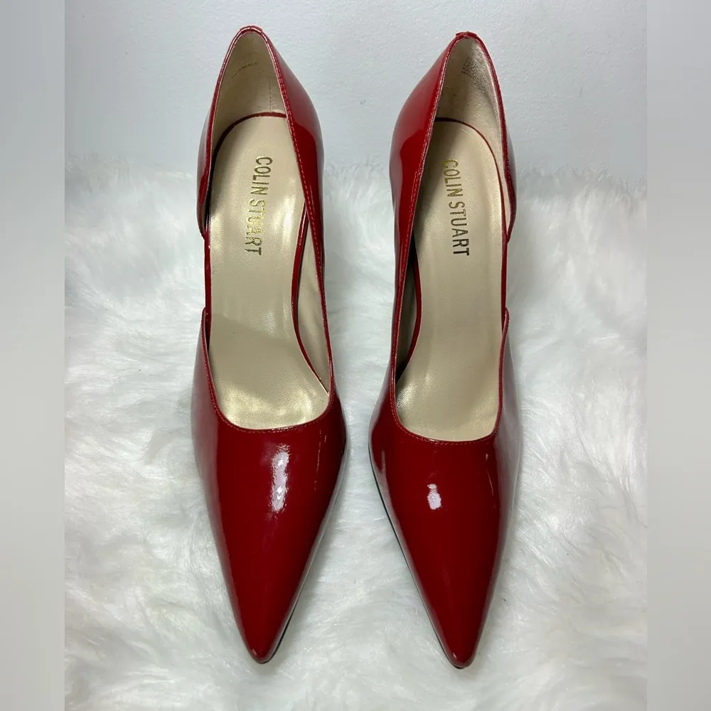 Colin Stuart D’orsay Red Heels Size 10B - Image 2