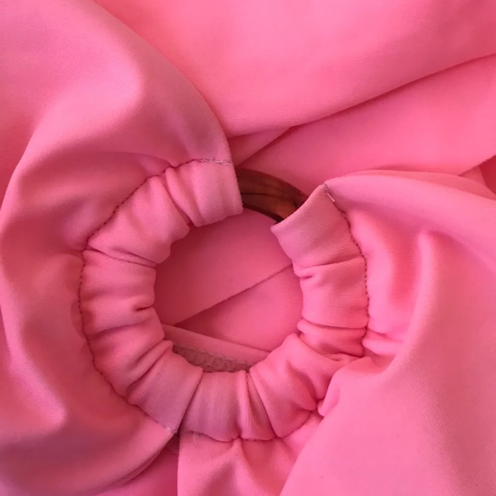 Beautiful Bright Pink/peach Bikini - Image 5