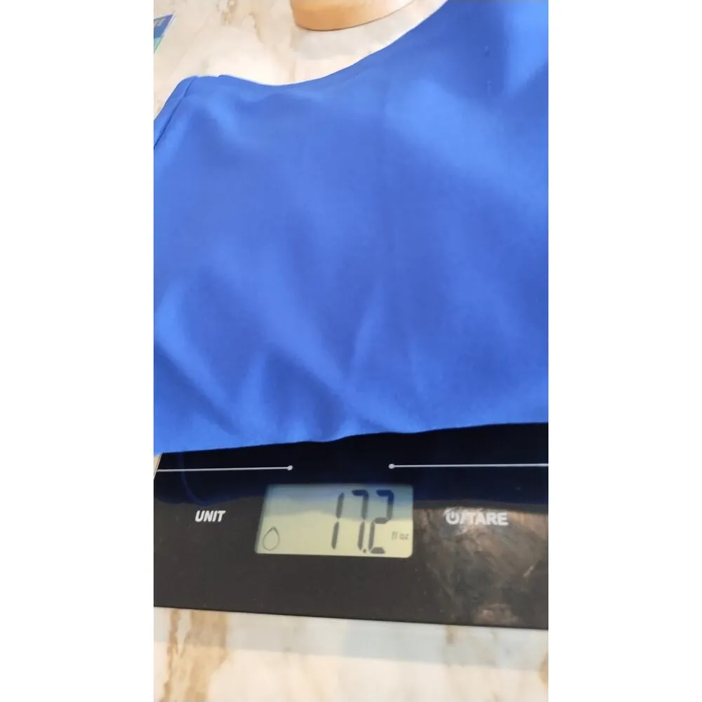 Danny and Nicole Royal Blue Sleeveless Belted Wide Leg Jumpsuit size 10 - Image 16