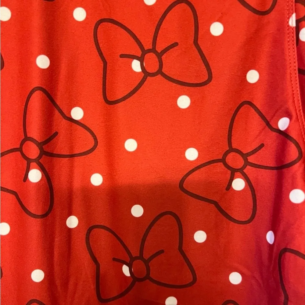Disney  Red Bow Leggings - Image 2