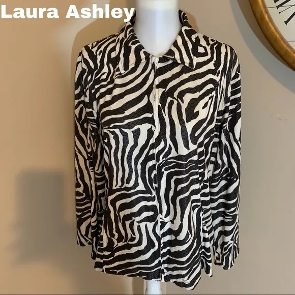 👀FINAL SALE 👉DONATING Laura Ahshley size PL petite L Large top jacket - Image 2