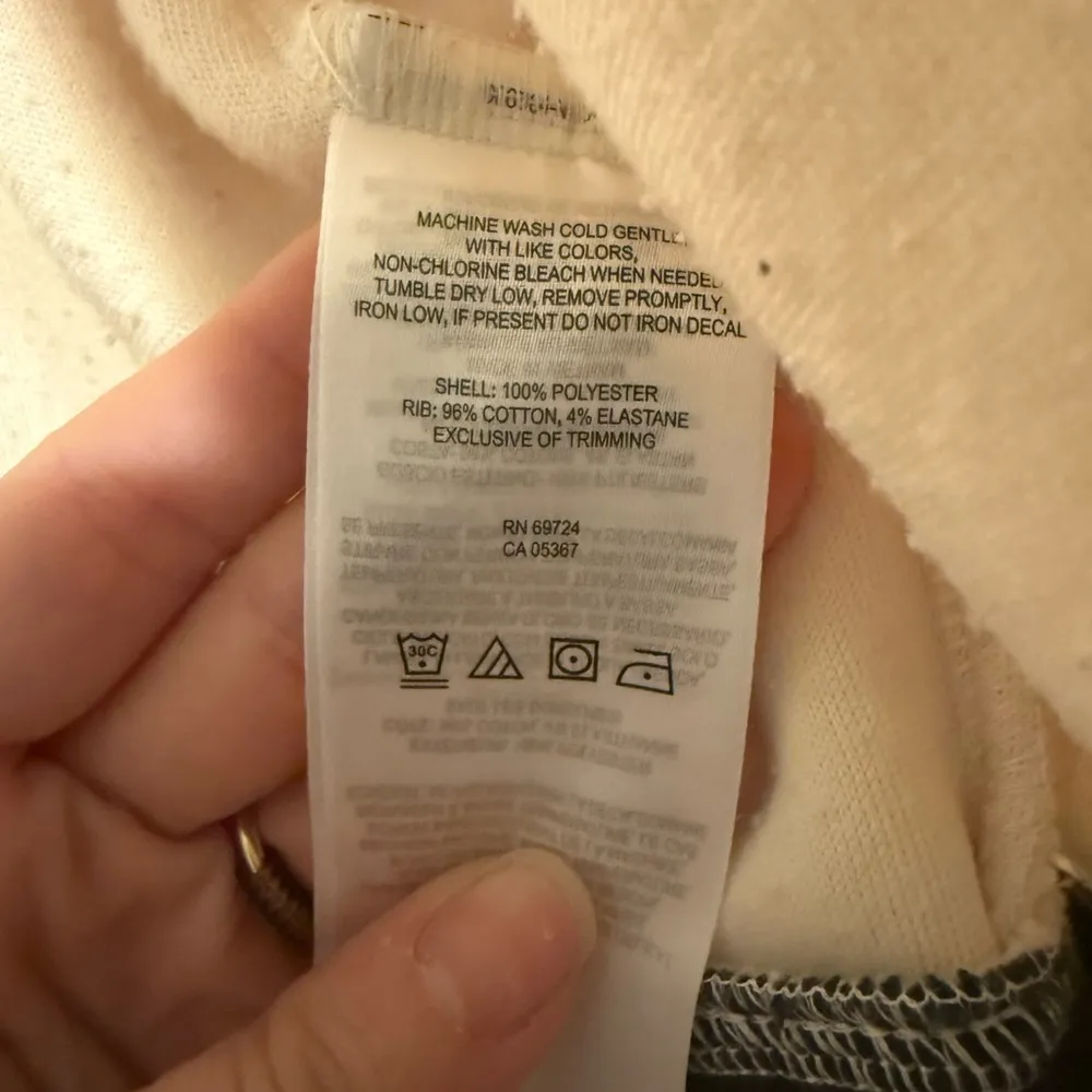 Columbia Cream Sherpa Bomber Zip Up Jacket Size Small - Image 6