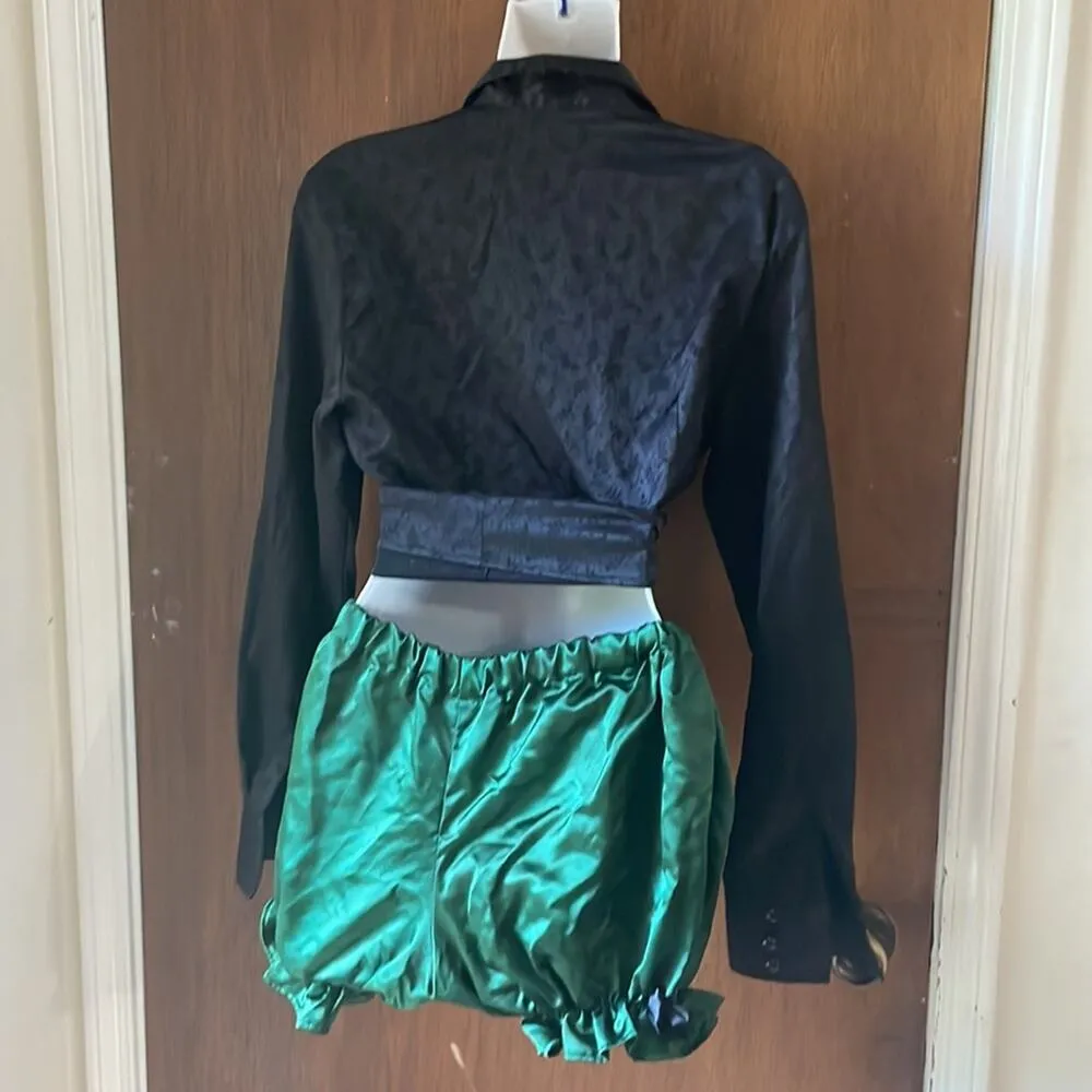 Etsy Sugar Kitty bloomers in emerald satin - Image 5