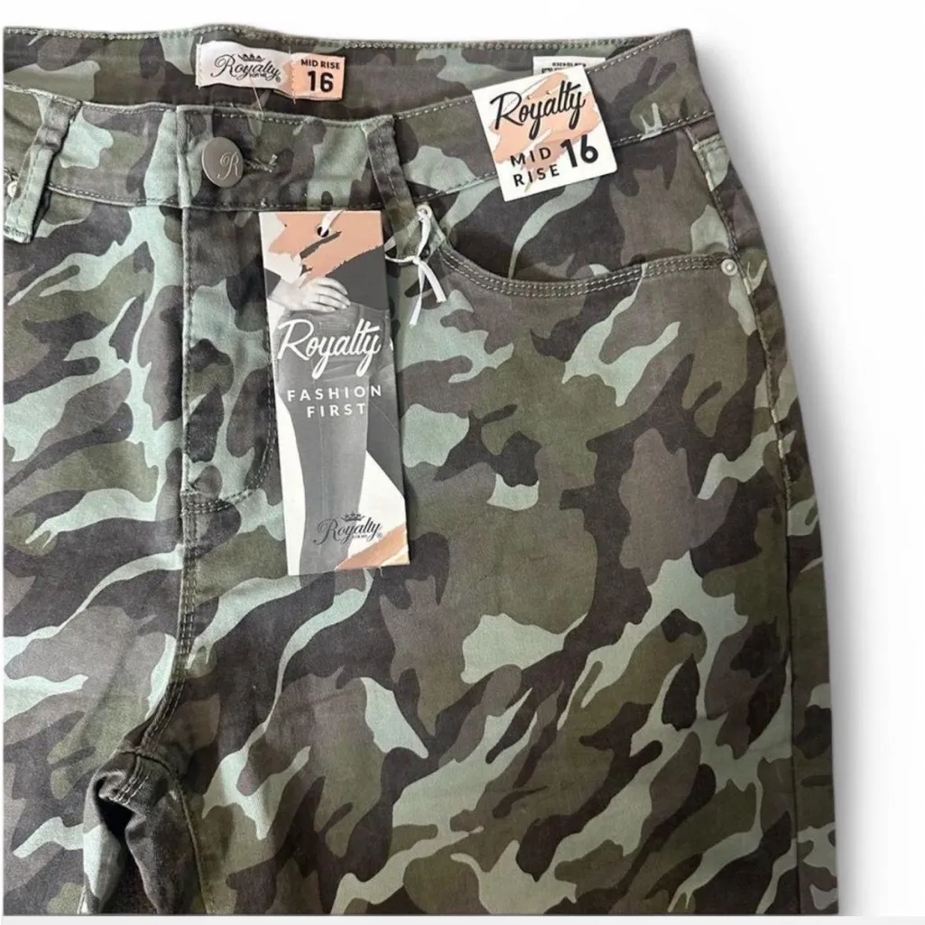 Camo Mid‎ Rise Jeans - Image 3