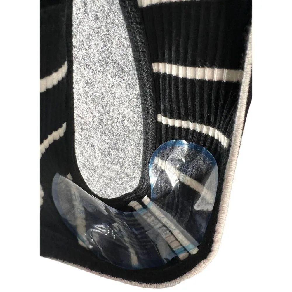 Flynn Skye Brianna Bodysuit Womens XS-S Black Striped Ribbed Stretch Revolve New - Image 8