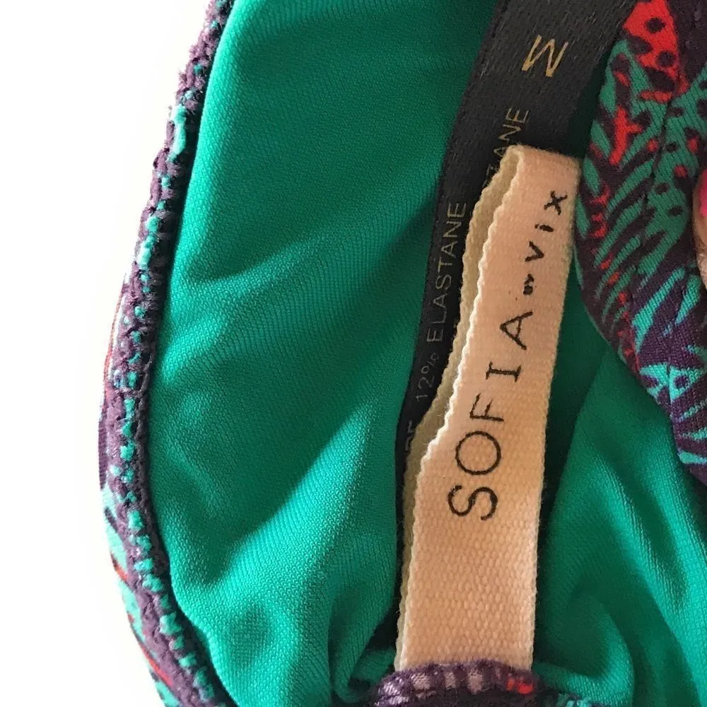 Sofia by ViX Triangle Bikini Top Green Size M - Image 6