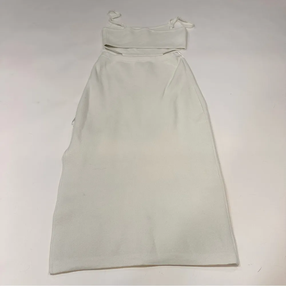 Toccin Cutout Tank Dress Size Small White - Image 4
