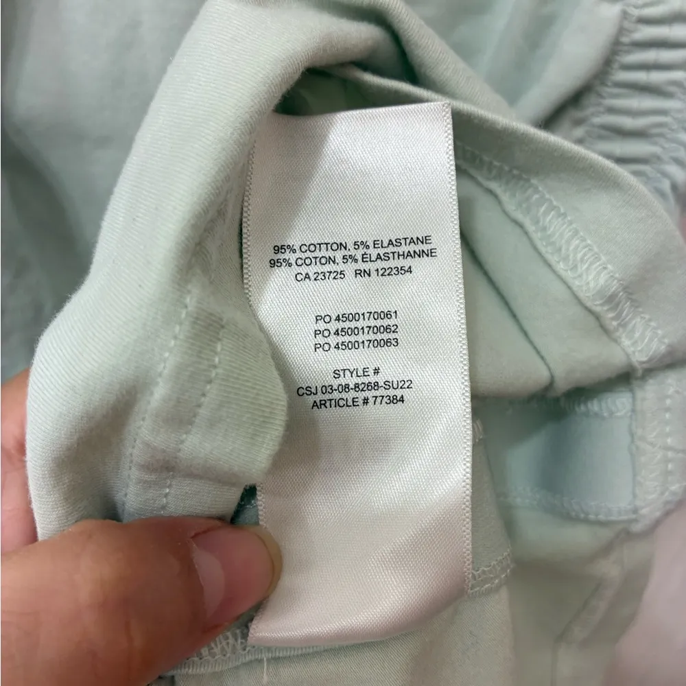 TNA Ruched Bodycon Dress Size S Pastel Sage Green Tank Midi - Image 6