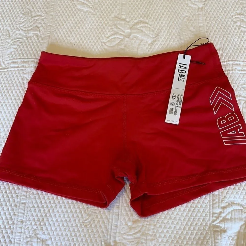 𝅺nwt IAB MFG Red Booty shorts sz xs - Image 2