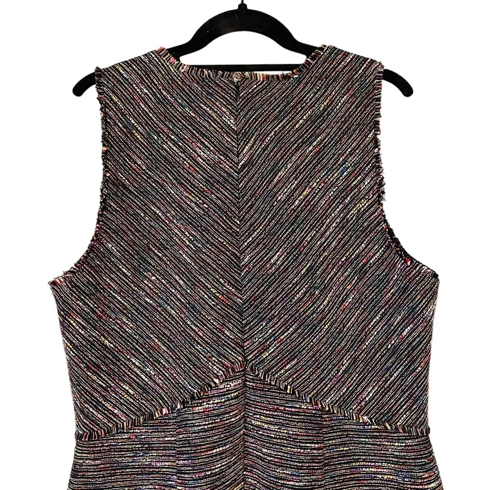 NWT, Sam Edelman Rainbow Textured Sleeveless Multicolor Dress. - Image 11