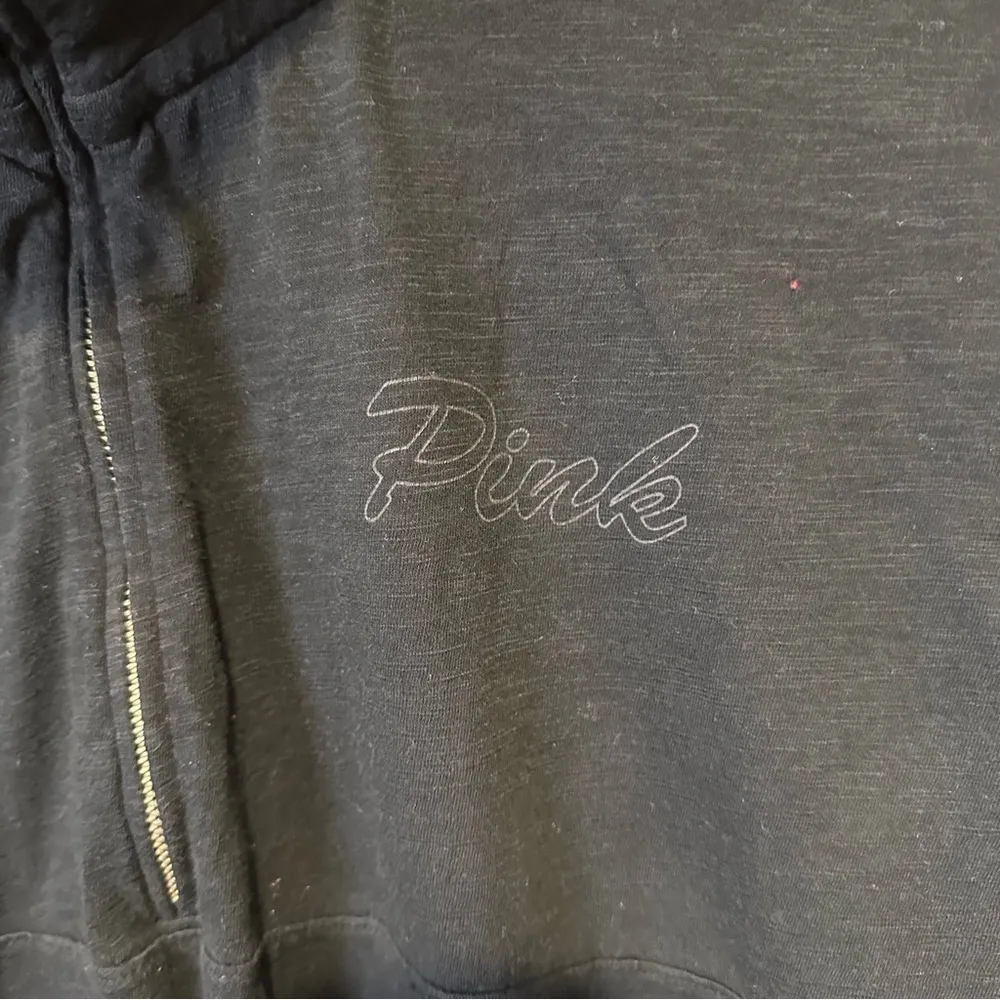 victoria’s secret pink quarter zip sweatshirt size small - Image 2
