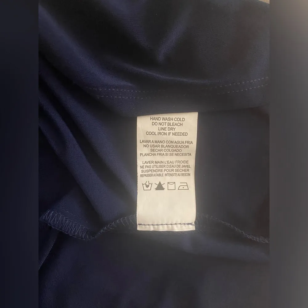 NWOT Tiana B. Navy Blue Embellished Shift Cocktail Special Occasion Dress, Sz 12 - Image 8