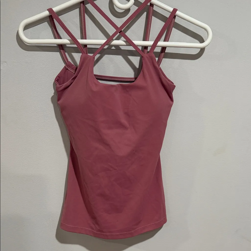 Women's Strappy Pink Top Red - Image 4