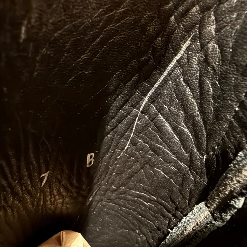 R Watson Disco Fever Gold Holographic Leather Western Boots Womens 7B Size 7 - Image 8