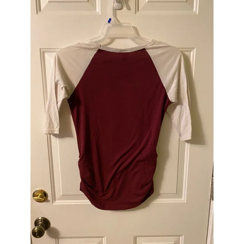 Go Away baseball tee shirt size M medium - Image 3