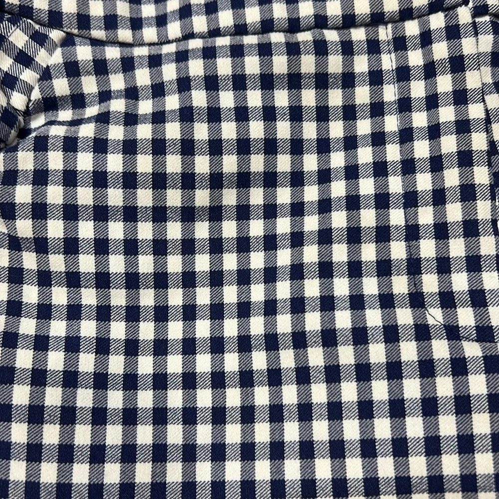 Cynthia Rowley checkered plaid gingham high rise ankle pants - Image 9