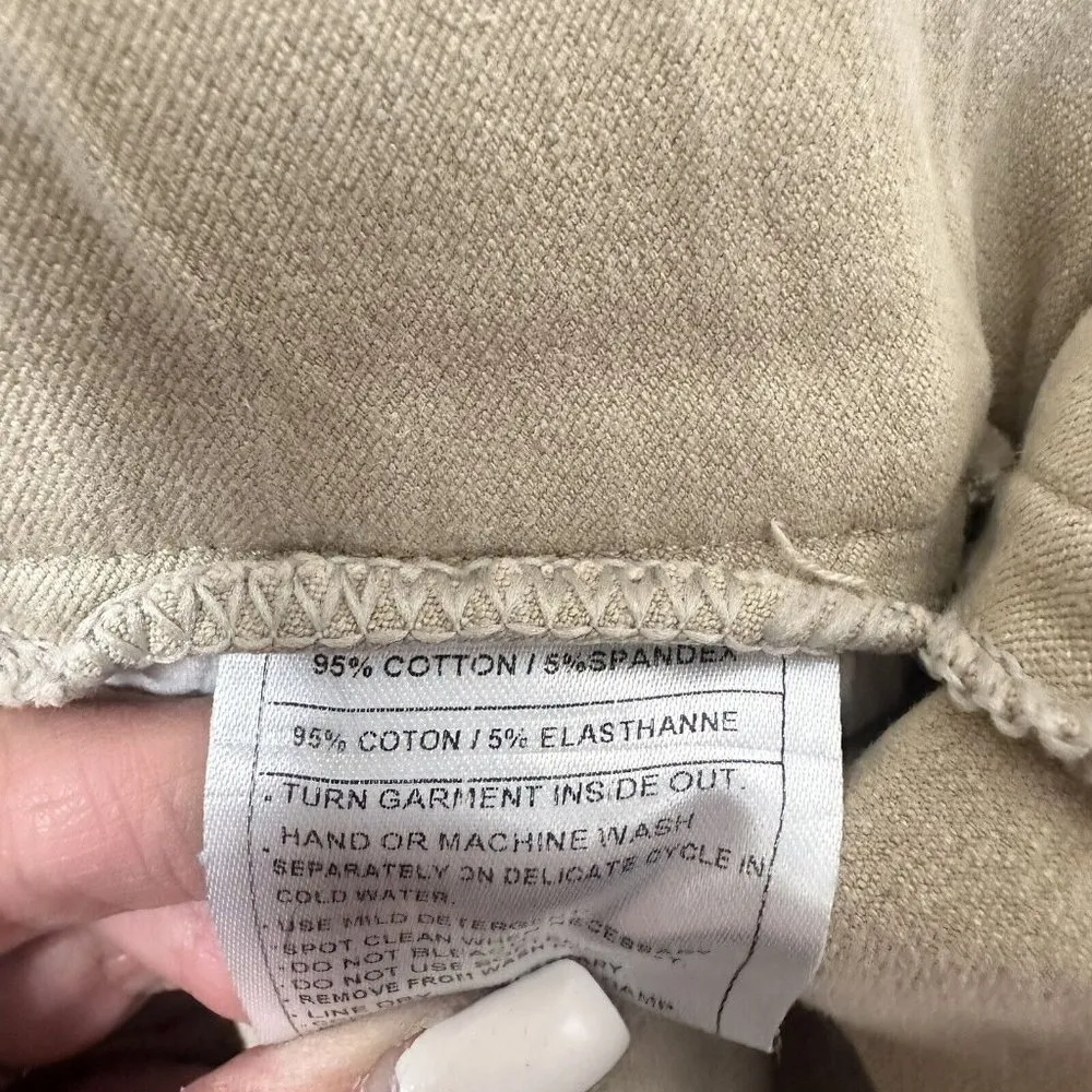 Ariat Pants Women 28R Khaki Tan Heritage Equestrian Horse Back Riding Br… - Image 4