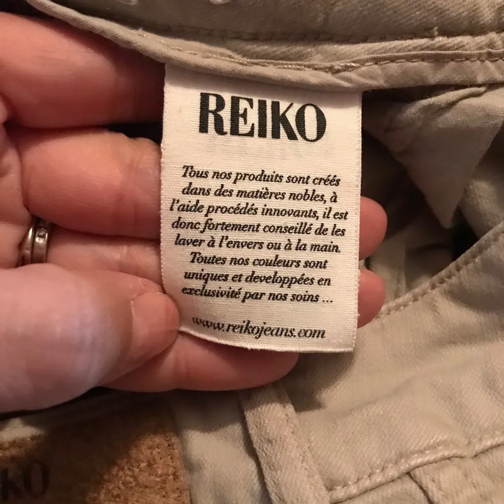 Reiko Jeans Daytona Skinny Jeans in Beige sz26 Size 26 - Image 6
